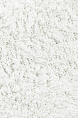 Arka plan ya da doku için beyaz kısa saç kürkü. Kopyala, metin için boşluk.