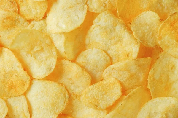 Potatischips Mellanmål Som Bakgrund Bild Struktur Bakgrund Högst Upp Kopiera — Stockfoto