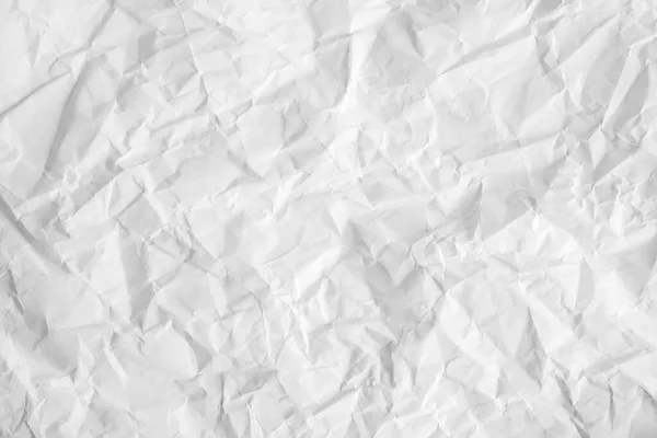 Arkaplan görüntüsü olarak buruşmuş beyaz kağıt dokusu. Metin veya resim için kopyalama alanı olan tasarım kağıdı. Üst Manzara. Kopyala, metin için boşluk.
