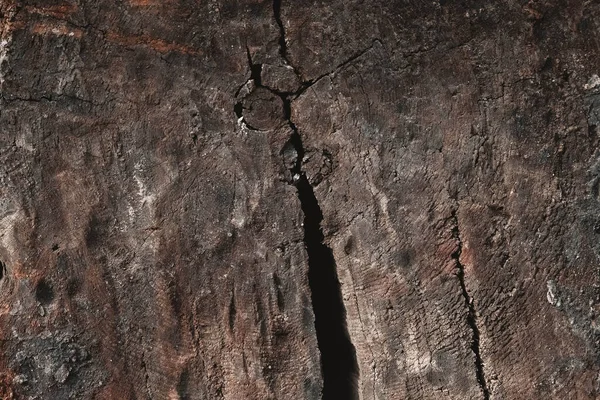 Textura Madera Marrón Vieja Con Grietas Arañazos Como Imagen Fondo — Foto de Stock