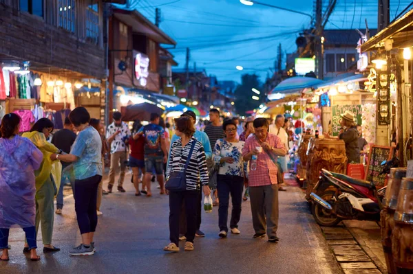Loei Chiang Khan Thailand Ectober 2020 Chiang Khan Yürüyen Caddesi — Stok fotoğraf