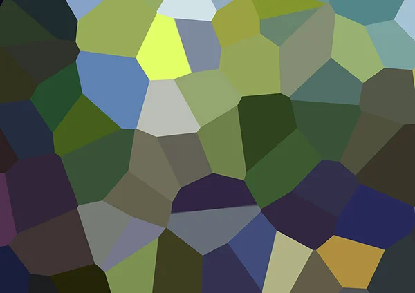 다각형 삼각형 일러스트로 구성된 추상적 — 스톡 사진