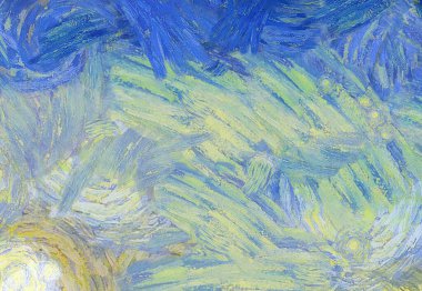 Soyut yağlı boya tablosu. Tasarımlar yaratmak için empresyonist stil..