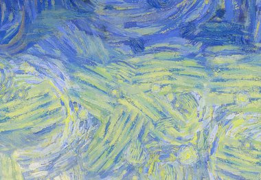 Soyut yağlı boya tablosu. Tasarımlar yaratmak için empresyonist stil..