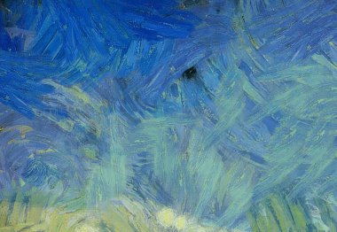 Soyut yağlı boya tablosu. Tasarımlar yaratmak için empresyonist stil..