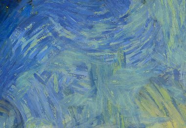 Soyut yağlı boya tablosu. Tasarımlar yaratmak için empresyonist stil..