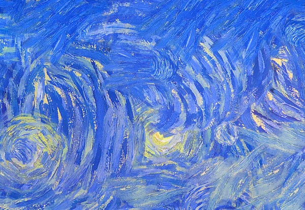 Soyut yağlı boya tablosu. Tasarımlar yaratmak için empresyonist stil..