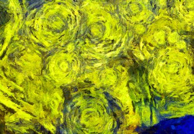 Soyut yağlı boya tablosu. Tasarımlar yaratmak için empresyonist stil..