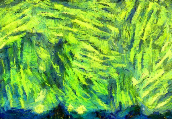 Soyut yağlı boya tablosu. Tasarımlar yaratmak için empresyonist stil..