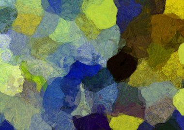 Soyut yağlı boya tablosu. Tasarımlar yaratmak için empresyonist stil..