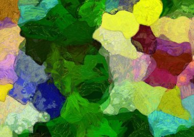 Soyut yağlı boya tablosu. Tasarımlar yaratmak için empresyonist stil..