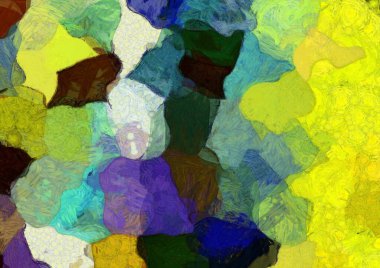 Soyut yağlı boya tablosu. Tasarımlar yaratmak için empresyonist stil..