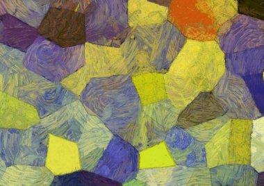 Soyut yağlı boya tablosu. Tasarımlar yaratmak için empresyonist stil..