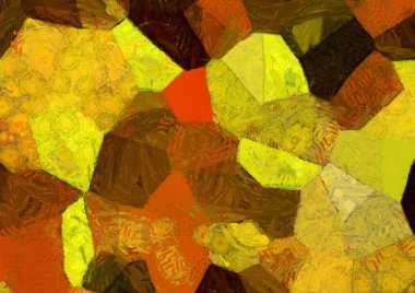 Soyut yağlı boya tablosu. Tasarımlar yaratmak için empresyonist stil..