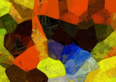 Soyut yağlı boya tablosu. Tasarımlar yaratmak için empresyonist stil..