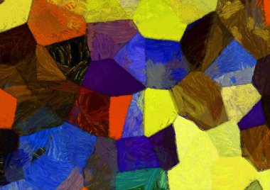 Soyut yağlı boya tablosu. Tasarımlar yaratmak için empresyonist stil..