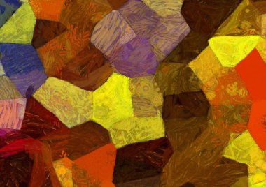 Soyut yağlı boya tablosu. Tasarımlar yaratmak için empresyonist stil..