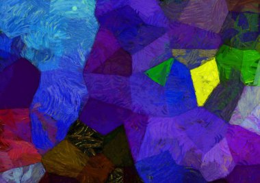 Soyut yağlı boya tablosu. Tasarımlar yaratmak için empresyonist stil..