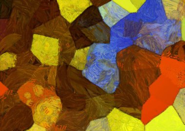 Soyut yağlı boya tablosu. Tasarımlar yaratmak için empresyonist stil..