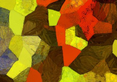 Soyut yağlı boya tablosu. Tasarımlar yaratmak için empresyonist stil..