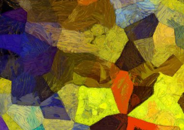 Soyut yağlı boya tablosu. Tasarımlar yaratmak için empresyonist stil..