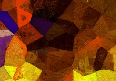 Soyut yağlı boya tablosu. Tasarımlar yaratmak için empresyonist stil..