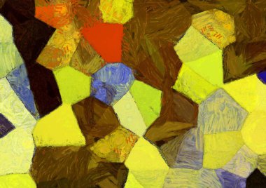 Soyut yağlı boya tablosu. Tasarımlar yaratmak için empresyonist stil..