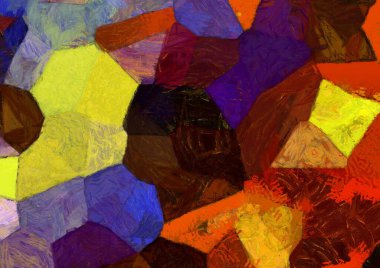 Soyut yağlı boya tablosu. Tasarımlar yaratmak için empresyonist stil..