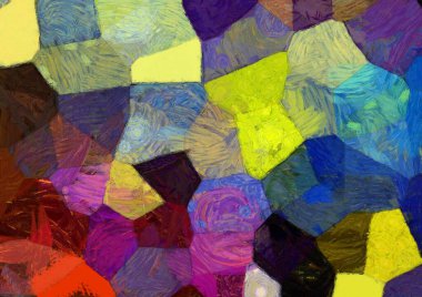 Soyut yağlı boya tablosu. Tasarımlar yaratmak için empresyonist stil..