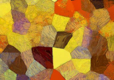 Soyut yağlı boya tablosu. Tasarımlar yaratmak için empresyonist stil..