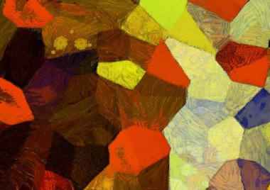 Soyut yağlı boya tablosu. Tasarımlar yaratmak için empresyonist stil..