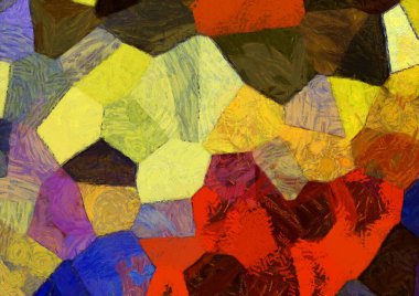 Soyut yağlı boya tablosu. Tasarımlar yaratmak için empresyonist stil..