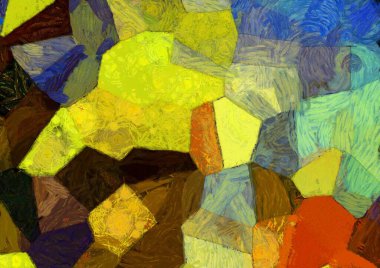 Soyut yağlı boya tablosu. Tasarımlar yaratmak için empresyonist stil..