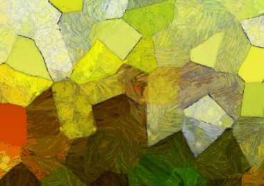 Soyut yağlı boya tablosu. Tasarımlar yaratmak için empresyonist stil..