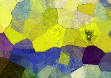 Soyut yağlı boya tablosu. Tasarımlar yaratmak için empresyonist stil..