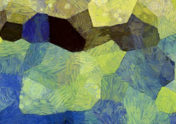 Abstrakt Oljemålning Bakgrund Impressionist Stil Illustrerad För Att Skapa Mönster — Stockfoto