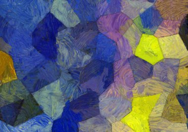 Soyut yağlı boya tablosu. Tasarımlar yaratmak için empresyonist stil..