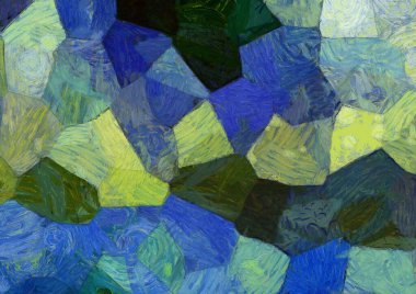 Soyut yağlı boya tablosu. Tasarımlar yaratmak için empresyonist stil..