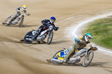 Pfarrkirchen, Almanya - 09 Eylül 2018: Almanya 'nın Pfarrkirchen kentinde uluslararası toprak yol yarışı