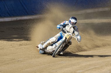 Pfarrkirchen, Almanya - 09 Eylül 2018: Almanya 'nın Pfarrkirchen kentinde uluslararası toprak yol yarışı