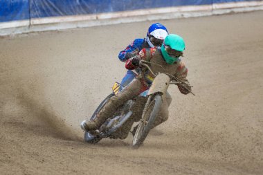 Pfarrkirchen, Almanya - 09 Eylül 2018: Almanya 'nın Pfarrkirchen kentinde uluslararası toprak yol yarışı