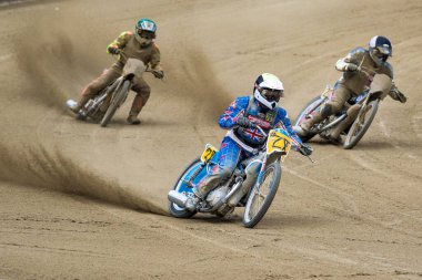 Pfarrkirchen, Almanya - 09 Eylül 2018: Almanya 'nın Pfarrkirchen kentinde uluslararası toprak yol yarışı