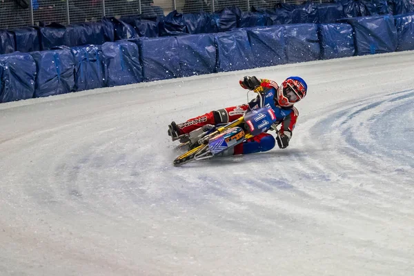 Inzell ドイツ 2019年3月16日 World Ice Speedway Championship スポーツは衰退した後にスポーツアリーナに戻ります — ストック写真