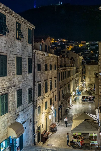 Dubrovnik Hırvatistan Haziran 2020 Eski Dubrovnik Şehri Ortaçağ Kasabasının Dar — Stok fotoğraf