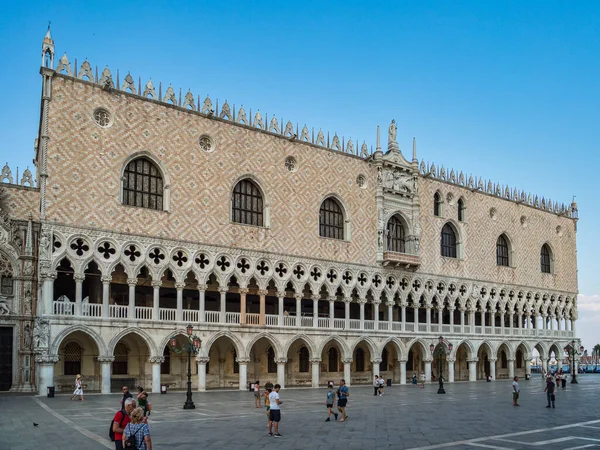 Venedig Italien Juni 2020 Venedig Mit Dogenpalast Markusplatz Italien Europa — Stockfoto