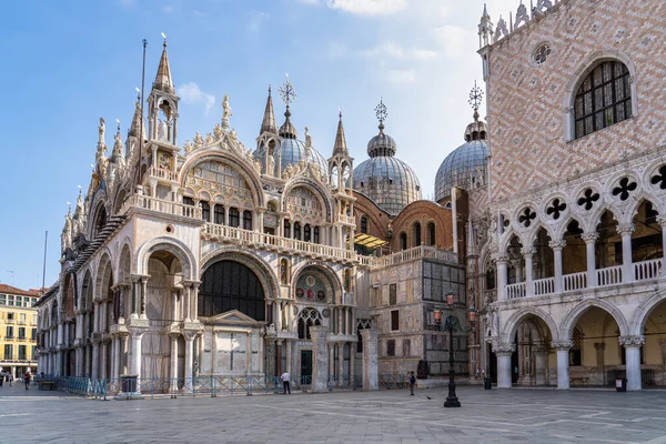 Venetië Italië Jun 2020 San Marco Het Toeristische Hart Van — Stockfoto