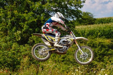 Windsberg, Almanya - 29 Haziran 2019 Motocross eğitimi Windsberg Almanya