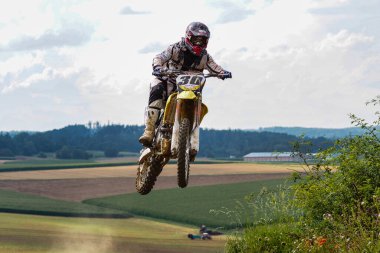 Windsberg, Almanya - 29 Haziran 2019 Motocross eğitimi Windsberg Almanya