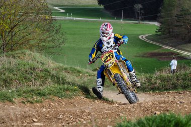 Warching, Almanya - 29 Haziran 2019 Motocross eğitimi
