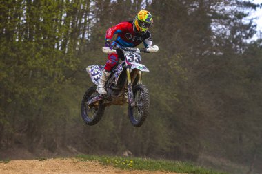 Warching, Almanya - 29 Haziran 2019 Motocross eğitimi